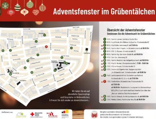 Adventsfenster im Grübentälchen